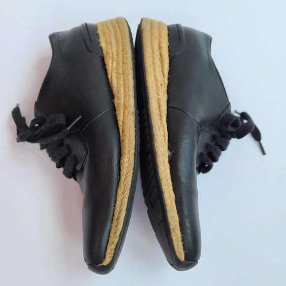 VINCE Rayner Leather Espadrille Lace Up‎ Sneakers Size 6.5 - Picture 6 of 12